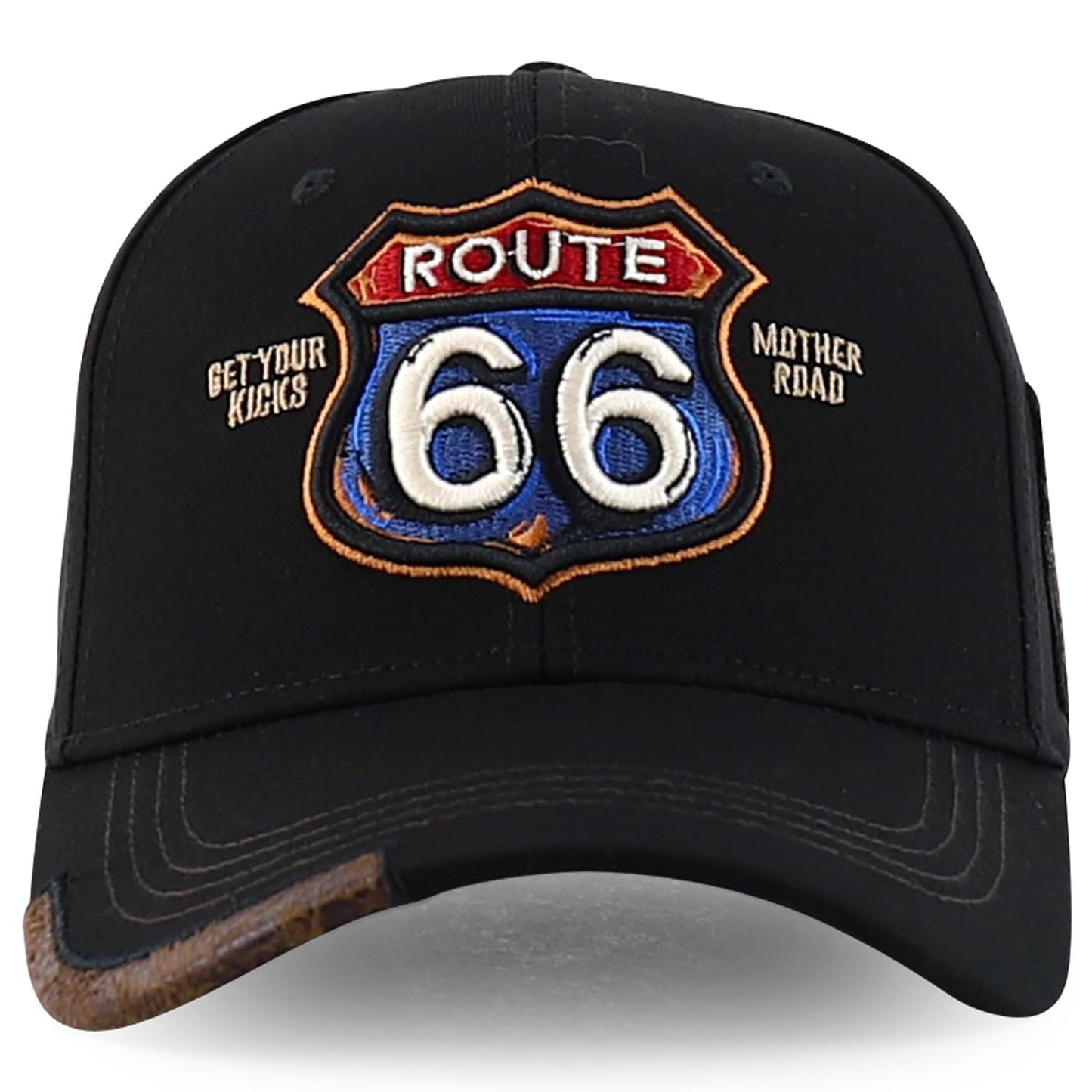 Route 66 - 3D Embroidered Cap