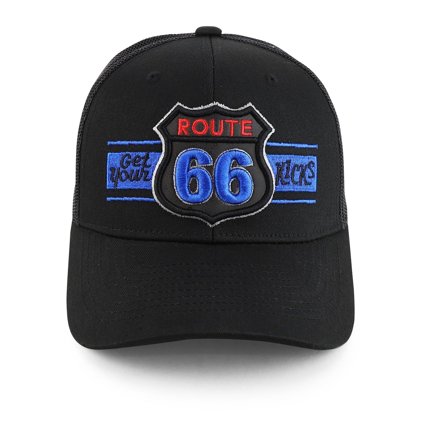 Route 66 - 3D Embroidered Cap