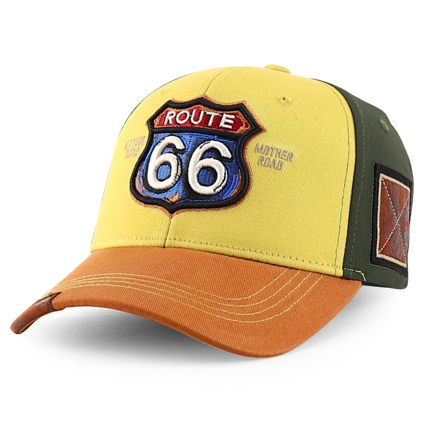 Route 66 - 3D Embroidered Cap