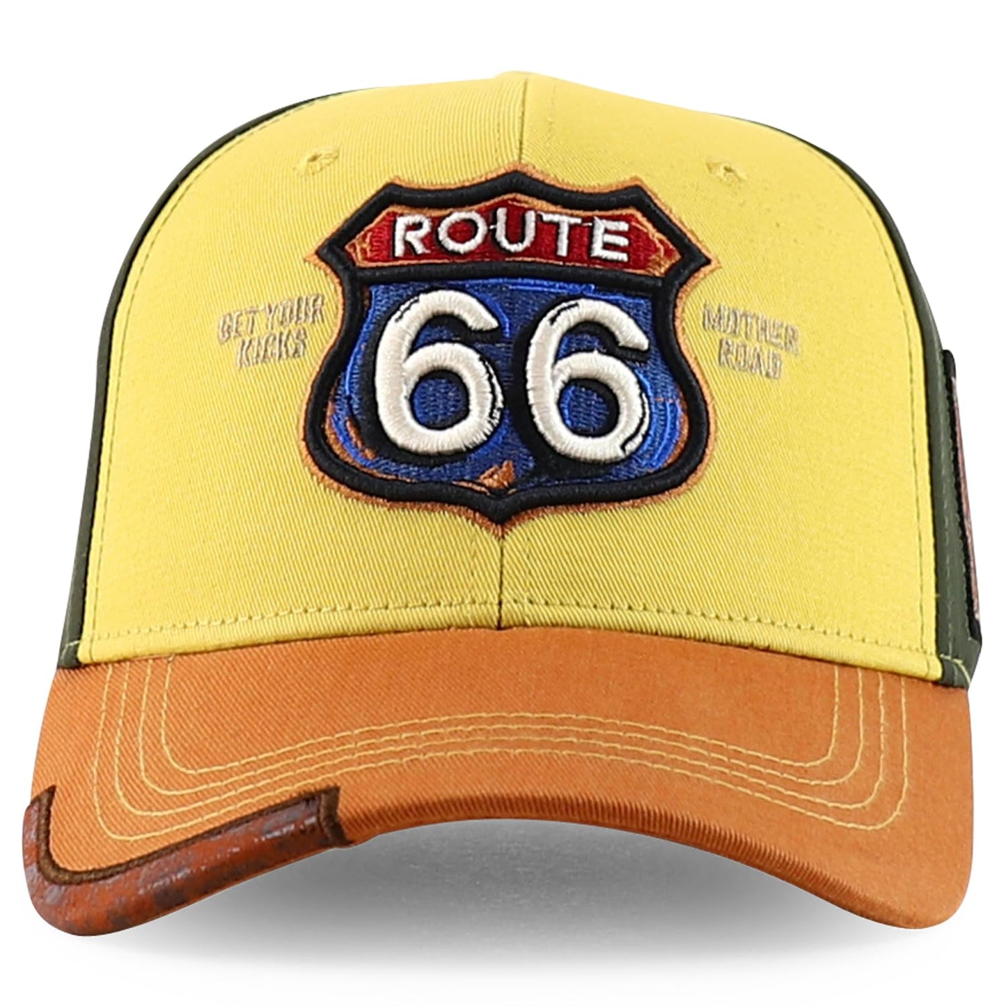 Route 66 - 3D Embroidered Cap