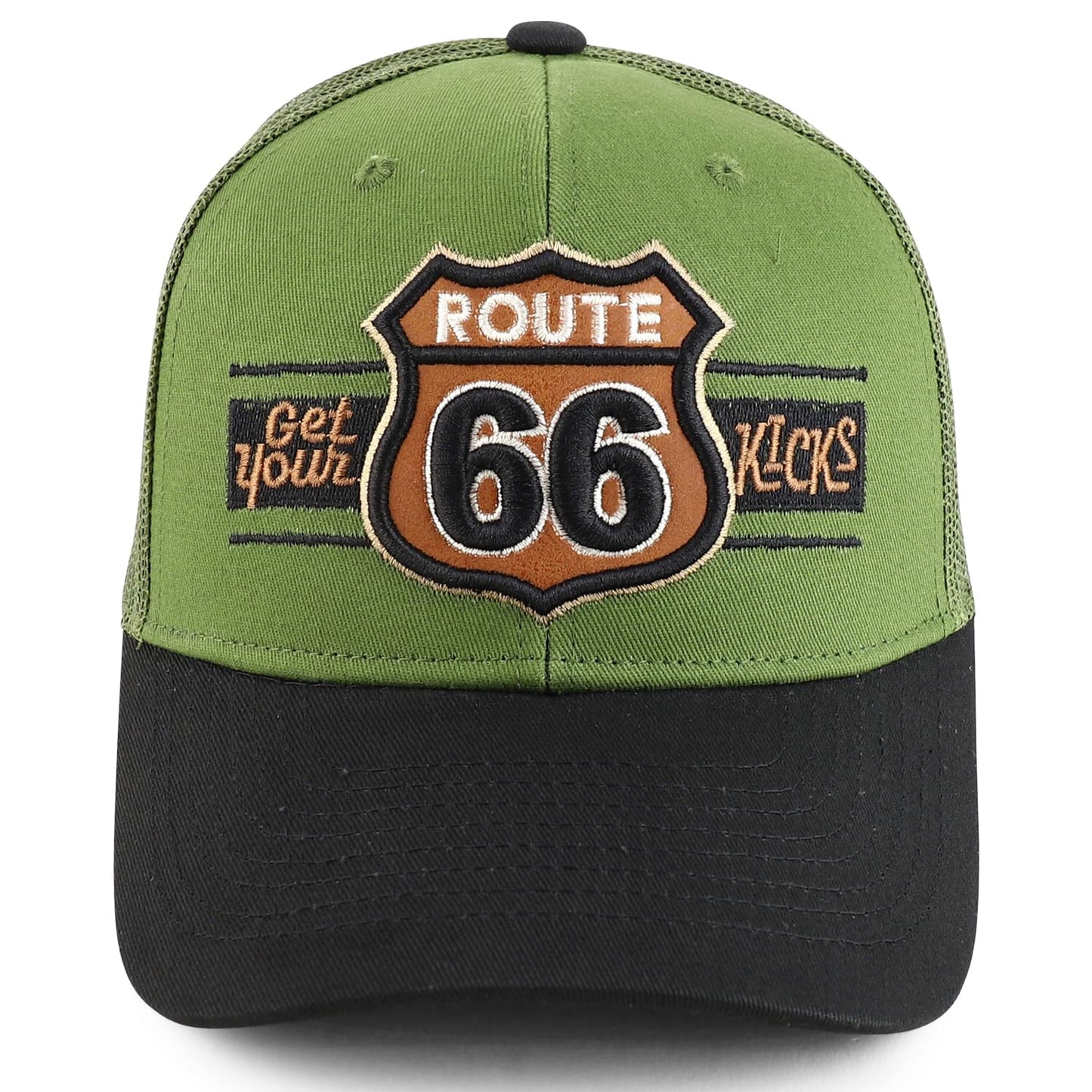 Route 66 - 3D Embroidered Cap