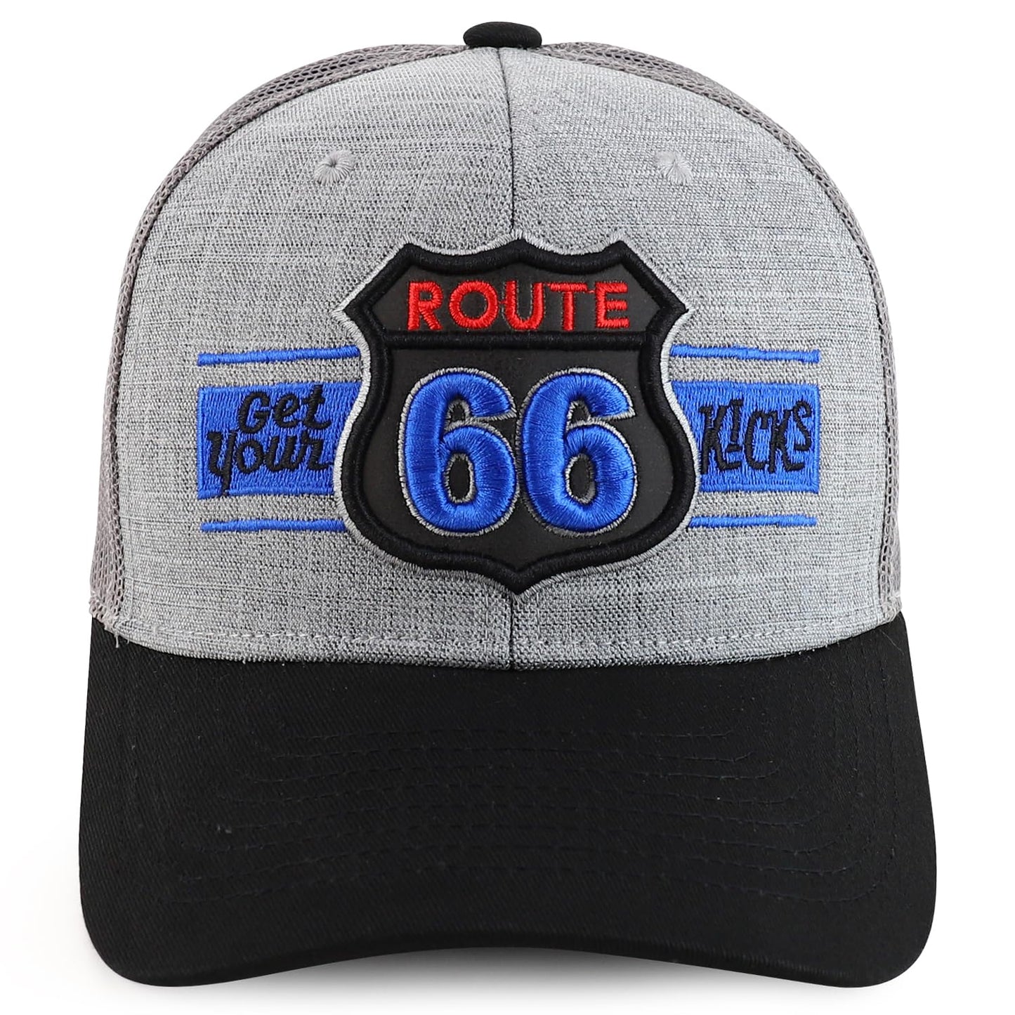 Route 66 - 3D Embroidered Cap