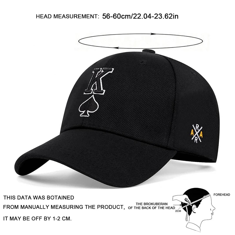 King of Spade – Embroidered Fitted Cap