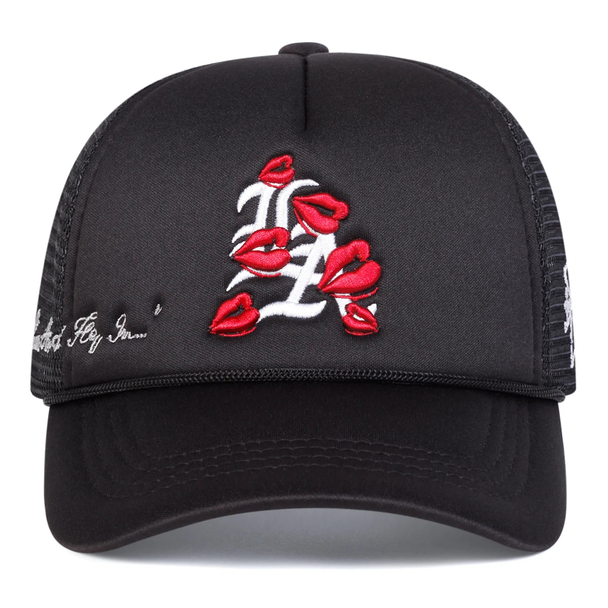 A Love Embroidered Fitted Cap – West Coast Vibes