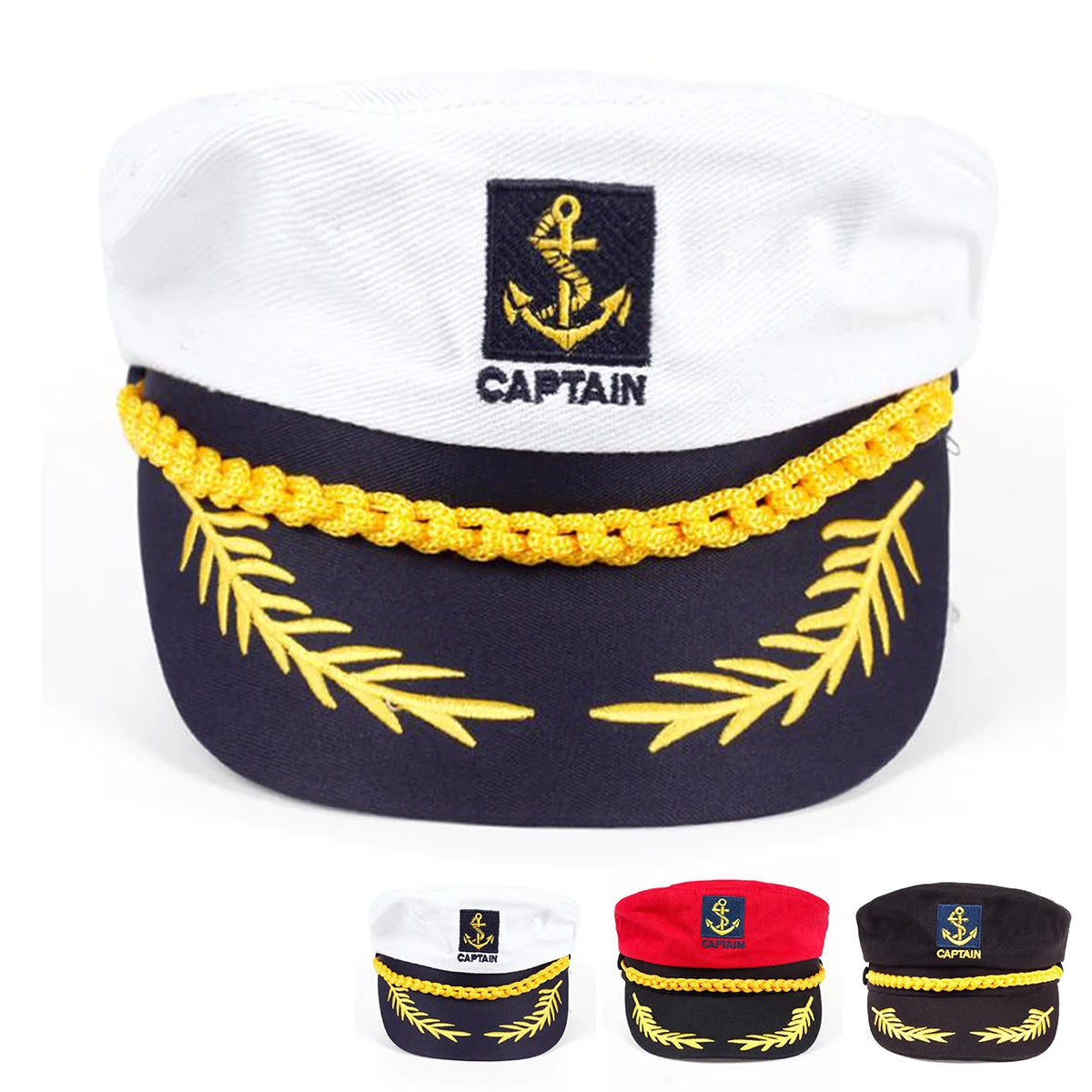 Captain Cap – Embroidered Fitted Hat