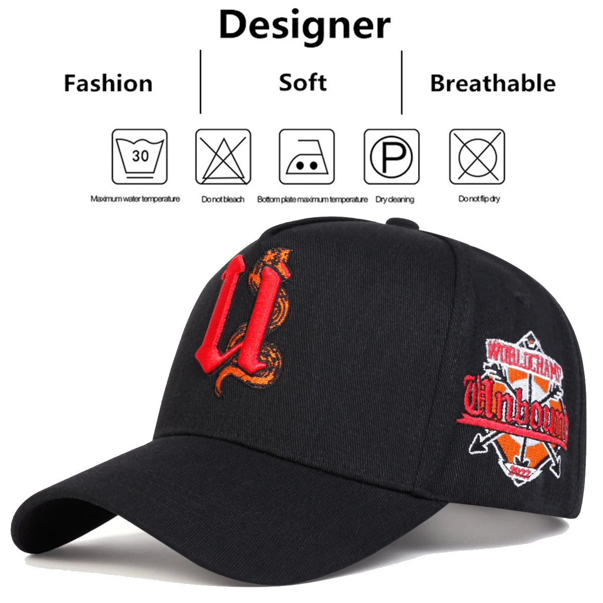 Unbound – Embroidered Fitted Cap