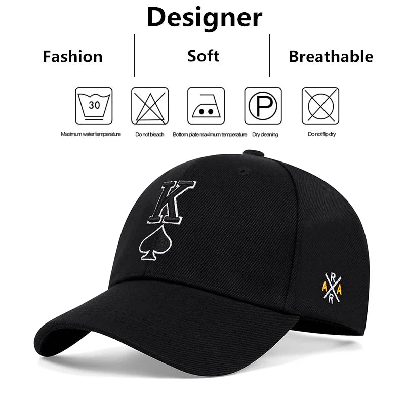 King of Spade – Embroidered Fitted Cap