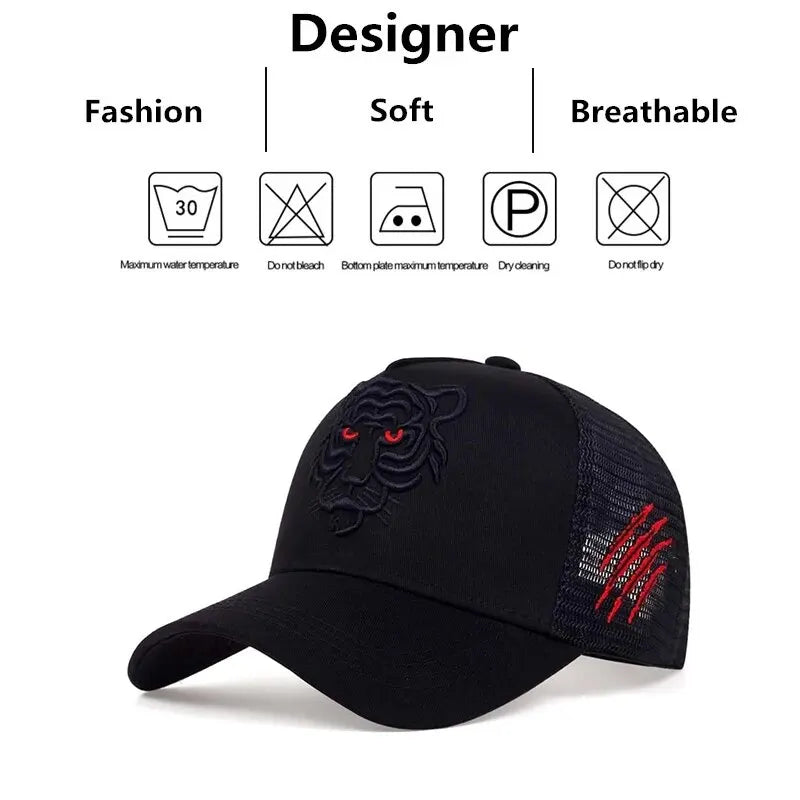 Tiger – Embroidered Fitted Cap